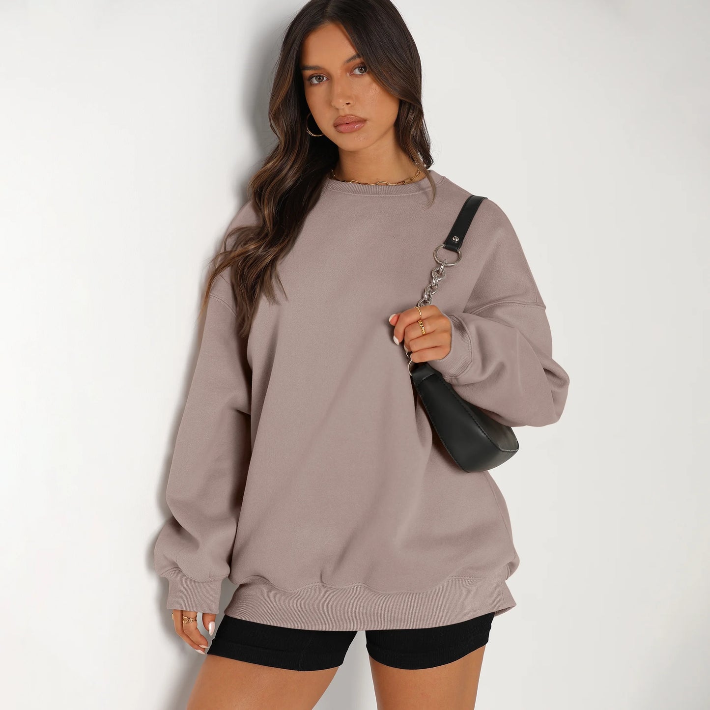 Oversized Sweatshirts for Women Crewneck Y2K Sweaters Casual Tops Comfy Fall Fashion Pullover Outfits Winter Clothes 2025